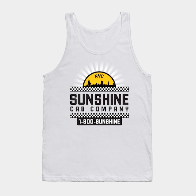 Sunshine Cab Company Tank Top by MindsparkCreative